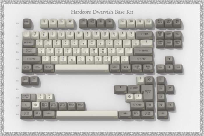 Keycaps im Herr-der-Ringe-Stil (Bild: Drop/Matt3o)